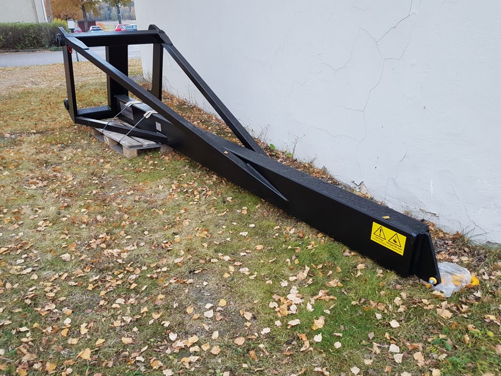 Kranarm på pall